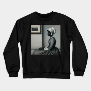 Whistler's Mother Reimagined: Empowering Black History Month Crewneck Sweatshirt